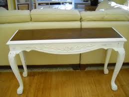 Refinished Sofa Table Using Chalk Paint Refinishing Furniture Diy Furniture Furniture