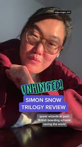 SIMON SNOW ‼️ SIMON SNOW ‼️ #simonsnow ‼️ loved this trilogy so hard. It  was fun and ridiculous and of very little literary significance, but WHO  CARES!?!? I invite everyone to come