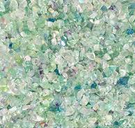 Green Fluorite Crystal Chips 5mm - 7mm (1 lb. Bag)