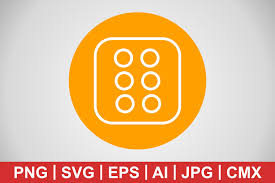 Download Vector Dice Six Icon Graphic By Iyikon Creative Fabrica PSD Mockup Templates