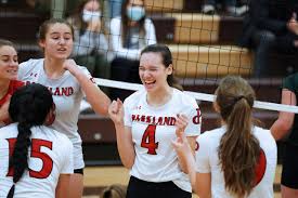 Parkland girls volleyball plays Emmaus in 2020 District 11 4A final