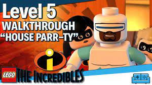 Screenslaver 11:15 dash, violet & frozone vs. Lego The Incredibles Walkthrough Level 5 House Parr Ty Gameranx