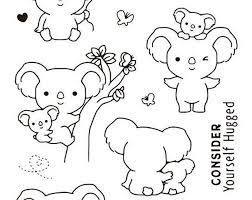 Thanks Mate Clear Rubber Stamp Set W Koala Bear Hug Birthday Tree Balloon Hat Heart Butterfly Wild About Bear Coloring Pages Baby Art Crafts Baby Art