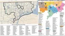 Detroit Neighborhoods Map