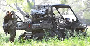 Ranger quick draw above head gun rack by bad dawg. Tested Best Utv For Hunters Hunt Daily