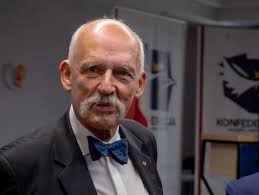 Janusz Korwin-Mikke na konwencji Konfederacji w Gdańsku