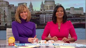 Good morning britain's kate garraway stole the show in a plunging red dress as she presented alongside ben shephard. Kate Garraway Wears Favourite Purple Dress For Third Time On Good Morning Britain But Did You Notice