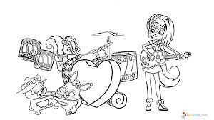 Ausmalbilder Enchantimals Fur Madchen Kostenlos Drucken