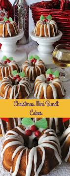 This post may contain affiliate links. Christmas Mini Bundt Cakes Christmas Cakes Mariana Kitchen Mini Bundt Cakes Mini Bundt Cakes Recipes Christmas Pastries