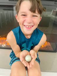 We got our first egg!! In Emmett!! We are so excited!