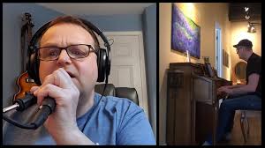 A Home Office Performance of "Desperado" with a 300 km gap between  musicians!