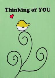 Yellow Cartoon Bird On Branch Thinking Of You Painting Card Ad Affiliate Bird Cartoon Yellow I Miss You Sister I Miss My Sister My Sister Quotes