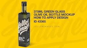 Download 375ml Green Glass Olive Oil Bottle Mockup In Bottle Mockups On Yellow Images Object Mockups PSD Mockup Templates