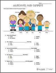 Free Printable Adjectives That Compare Weareteachers Comparative Adjectives Adjectives Adjectives For Kids
