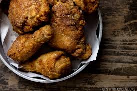 Cut the chicken into strips and coat well in the batter, then the crisp coating. My Ultimate Super Crispy Fried Chicken Recipe Pups With Chopsticks