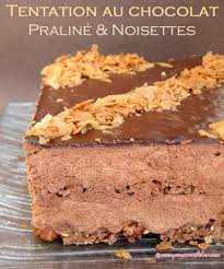 Tentation Au Chocolat Praline Et Noisettes Gateaux Et Desserts Recette Dessert Gateau Au Chocolat Moelleux