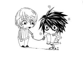 It contains the artist's works between 2001 and 2006, including death note, hikaru no go, original art, and various other works illustrated by obata. Coloriages Death Note Coloriages Sur Wonder Day Com