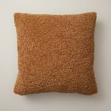 Hidden zipper closure,print just on one side. Oui Shaggy Faux Fur Pillow Cover Camel 18 X 18 By Oui Gifts Www Chapters Indigo Ca