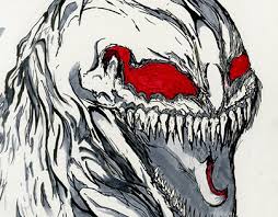 1024x837 successful venom coloring pages to print com ribsvigyapan. Hand Drawing Commission On Behance
