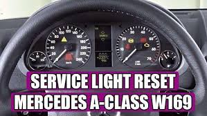 Service Light Reset Mercedes Benz A Class W169 2004 2012 In 6 Steps