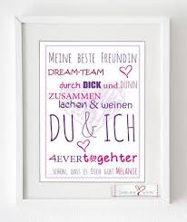 Kunstdruck Für Deine Beste Freundin Du Ich Von Soulmate Works