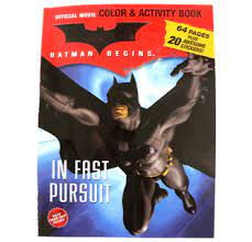 At just $2.99 you won't find a better value stocking filler than this! Batman Begins Coloring Activity Book In Fast Pursuit