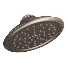 Oil rubbed bronze shower heads bronze shower head. Moen S6310orb Oil Rubbed Bronze 2 5 Gpm Single Function Rain Shower Head With Immersion Technology Faucetdirect Com