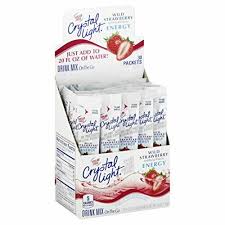 Crystal Light Drink Mix Wild Strawberry Energy On The Go Box For Sale Online Ebay