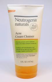 neutrogena naturals acne cream cleanser