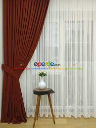 Krem rengi gibi, kırık beyaz gibi, kum beji gibi. Kiremit Duz Fon Perde En 180cm Dokumlu Fon Perde Kiremit Rengi Eperde Com