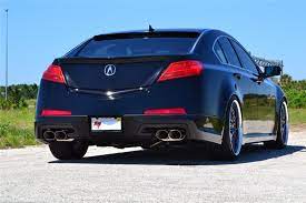 Xlr8 Performance Exhaust System Quad Round Tip 2009 14 Acura Tl Sh Awd Exh Ua8awd Rd