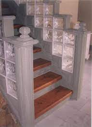Glass Block Stair Railing Google Search Glass Blocks Glass Blocks Wall Stairs Design