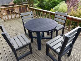 Cromford Lees Garden Dining Set Recycled Plastic Furniture From Tdp