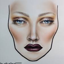 Mac Face Chart Tumblr