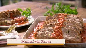 Meatloaf With Ricotta Youtube Meatloaf Lidia Bastianich Ricotta