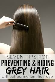 Preventing And Hiding Gray Hair Without Permanent Hair Dye Glossy Hair Permanent Hair Dye Dyed Hair