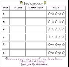 There were five categories including, appearance, aroma, body, taste, and finish. Blind Wine Tasting Score Cards These Are The Tasting Cards For Everyone At The Event Blind Wine Tasting Score Card Blind Wine Tasting Sheet Wine Tasting Card
