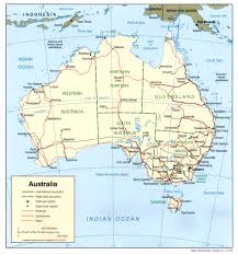 Wir bieten anklickbare karte der welt und leicht herunterladbaren world atlas, karten der kontinente, länder. Landkarte Australien Politische Karte Weltkarte Com Karten Und Stadtplane Der Welt