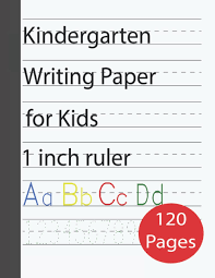 ▫ used to represent the visible edges of an object. Kindergarten Writing Paper Trace Alphabet With Lines For Practice Handwriting For Kids 5 7yrs Old Kidscornerph Amazon De Books
