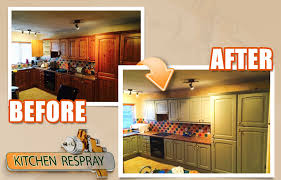 executing a kitchen respray project