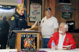 Clarksville Police Officer Linda Caver Selected for the VFW's National Law  Enforcement Public Servant Citation