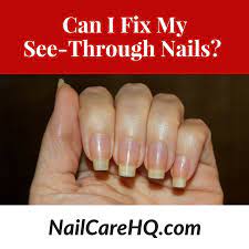 How to fix a broken nail — and grow 'em back stronger. See Through Nails Can I Fix It Nail Care Hq