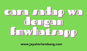 Cara sadap wa menggunakan textnow. Cara Sadap Wa Dengan Fmwhatsapp Lengkap Dengan Fiturnya