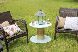 If you have a garden bench or other outdoor furniture that needs a new look, you can make the repairs yourself and save money. Make A Fabulous Outdoor Table From A Wooden Cable Spool
