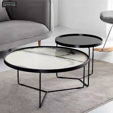 Elijah Round Marble Nesting Coffee Table In 2020 Round Nesting Coffee Tables Nesting Coffee Tables Coffee Table