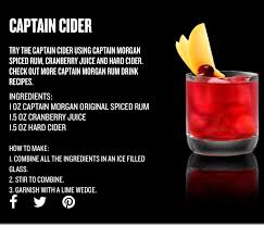 Allow to soak in for about 5 min. Pin By Bonnie Moore On Drinks Rum Drinks Recipes Spiced Rum Hard Cider