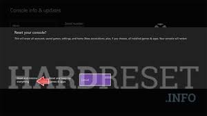 Hard Reset Microsoft Xbox One X How To Hardreset Info