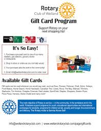 Maybe you would like to learn more about one of these? Gift Cards Rotary Club Of Welland