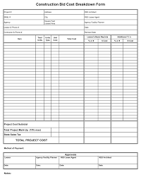 Blank free printable bid proposal forms. 10 Best Free Printable Bid Proposal Templates Printablee Com