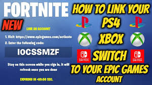 (fortnite thexvid account link) fortnite thexvid rewards article: New How To Link Your Ps4 Xbox Switch To Your Epic Games Account Youtube